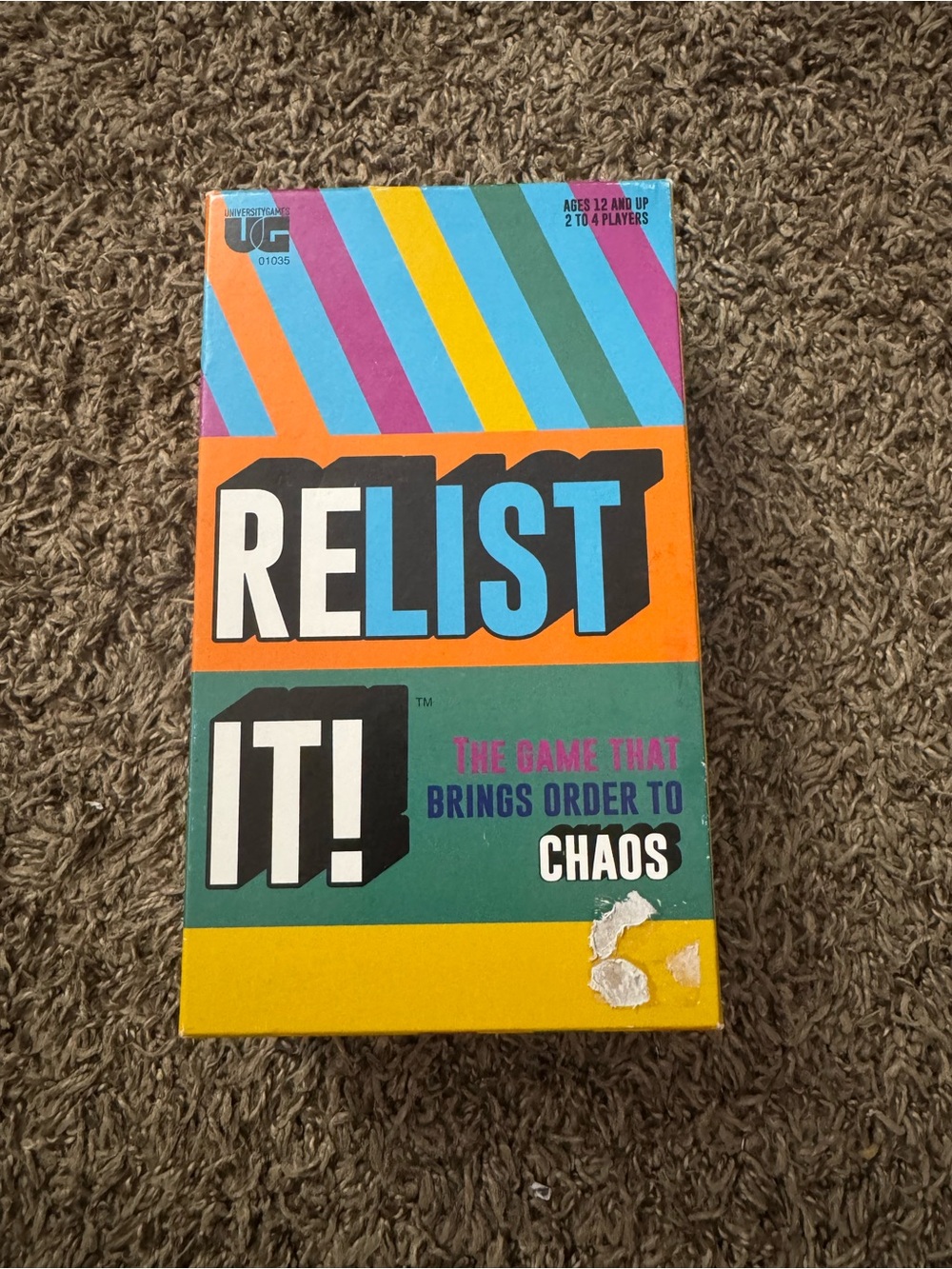 Relist It! Vintage Board Game - Colorful Box